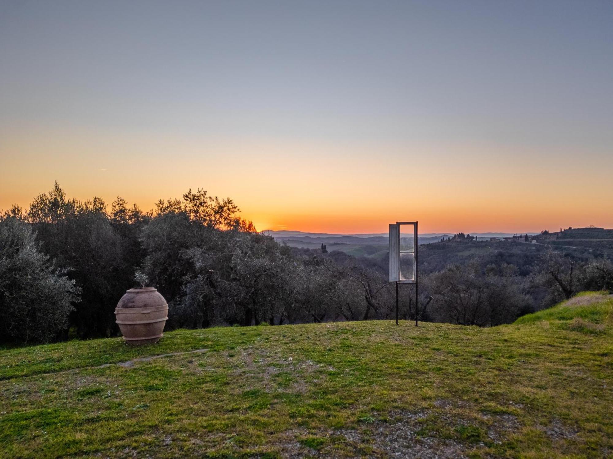 Agriturismo Pascianella Appartamento Bel Tramonto Castelmuzio Dış mekan fotoğraf