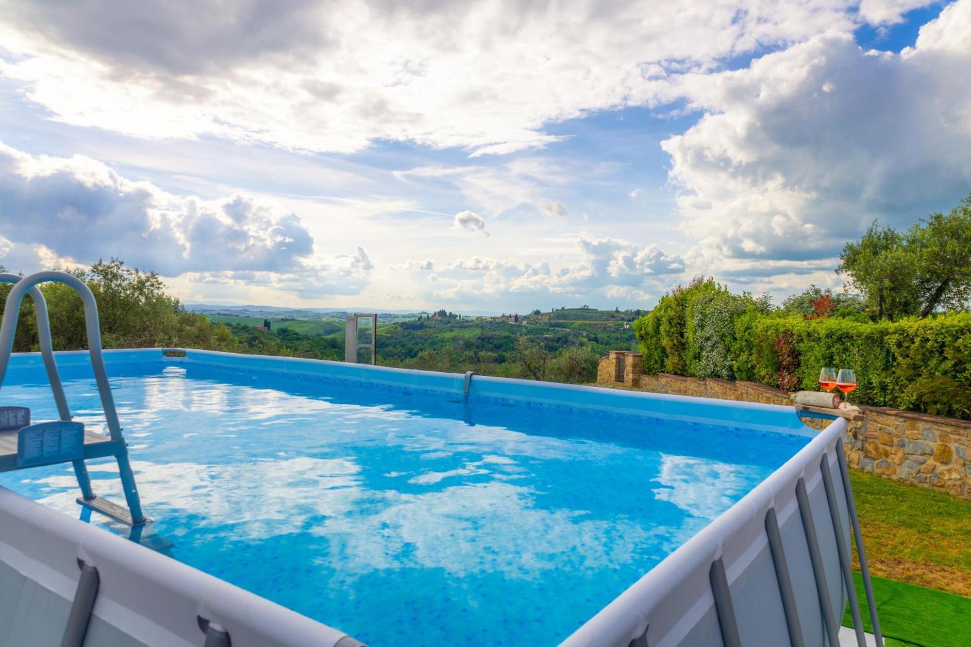 Agriturismo Pascianella Appartamento Bel Tramonto Castelmuzio Dış mekan fotoğraf