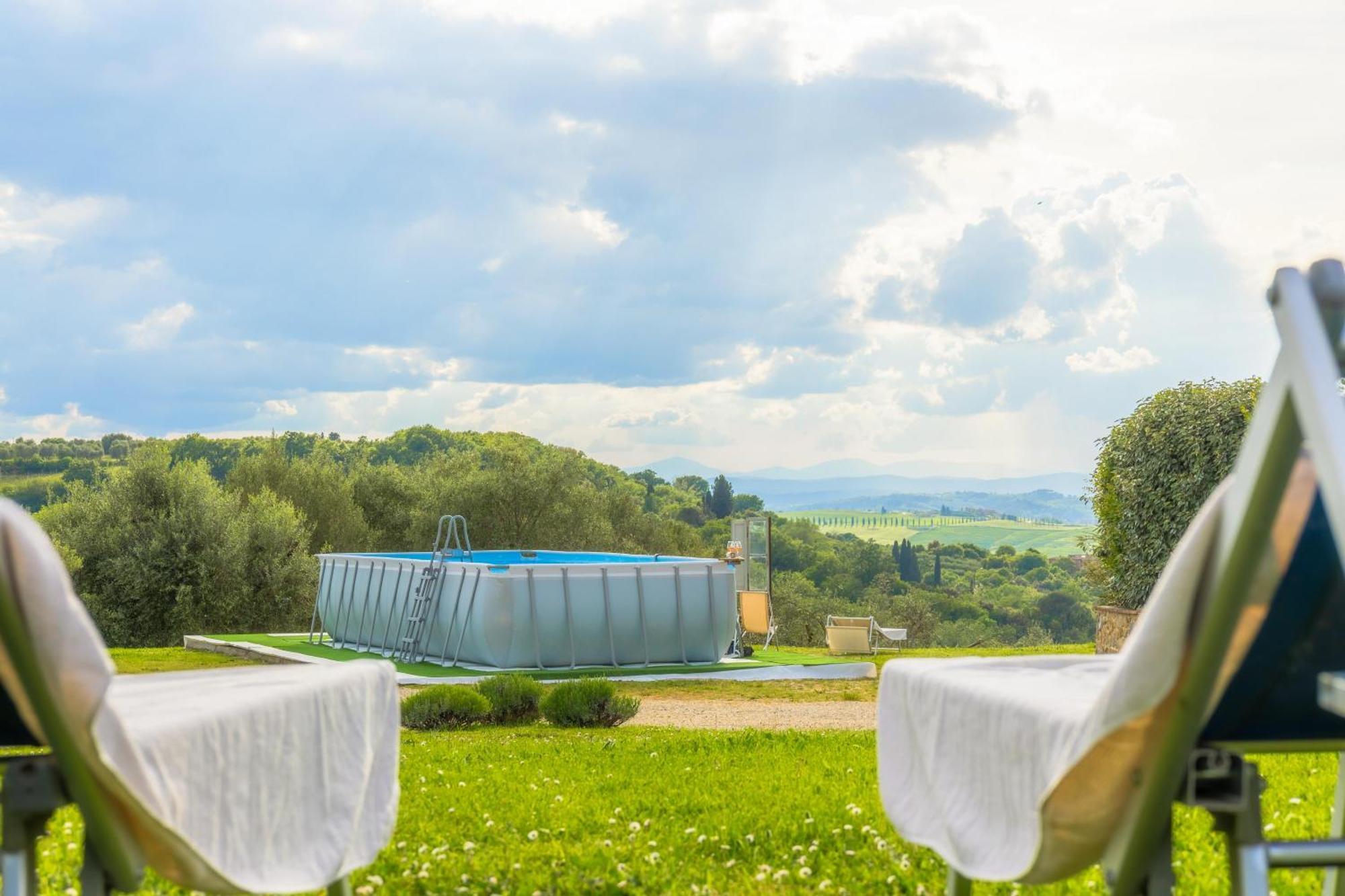 Agriturismo Pascianella Appartamento Bel Tramonto Castelmuzio Dış mekan fotoğraf