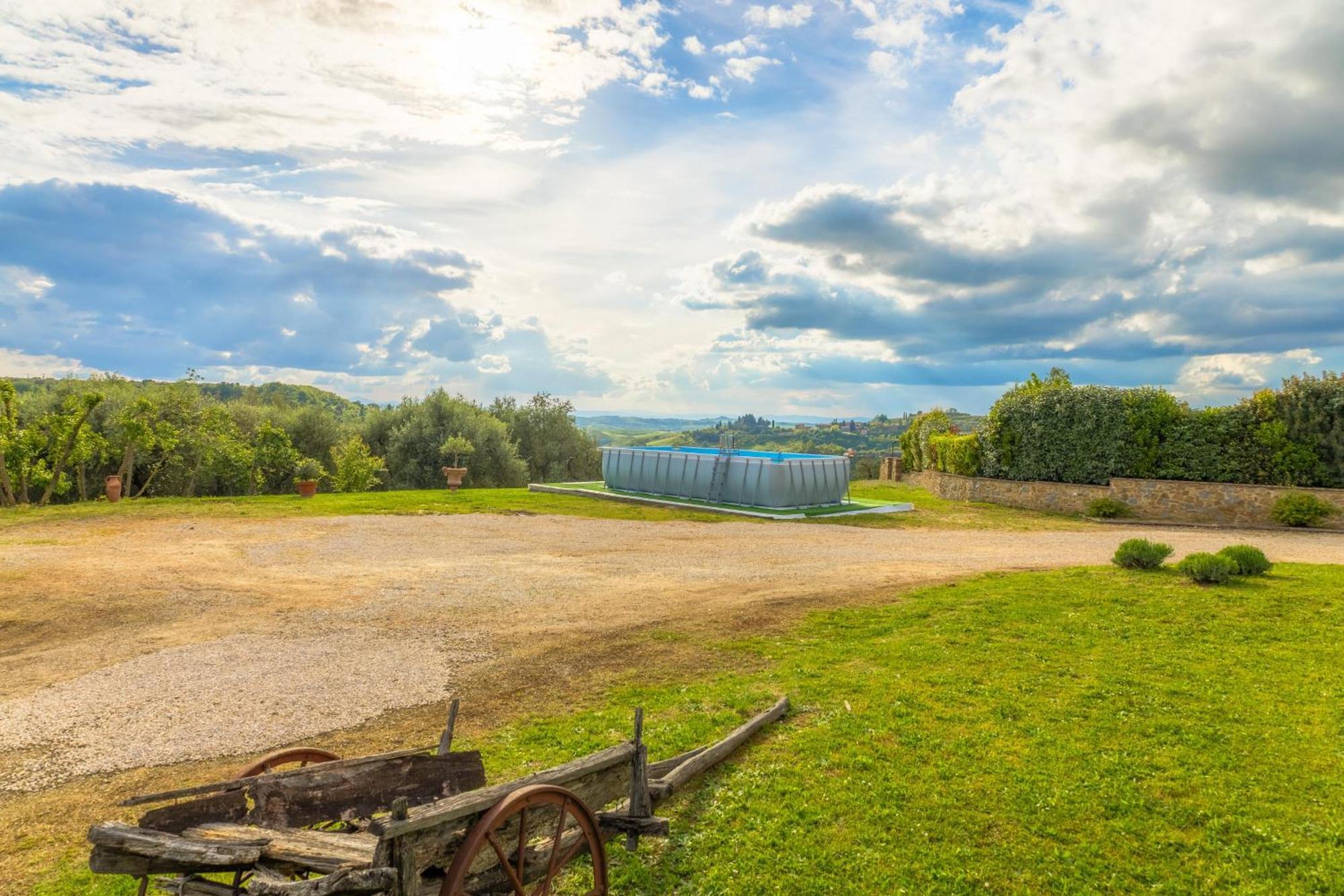 Agriturismo Pascianella Appartamento Bel Tramonto Castelmuzio Dış mekan fotoğraf